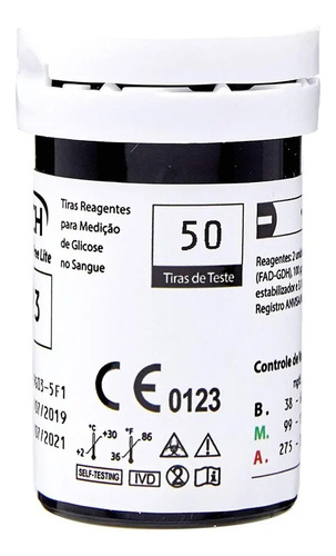 Tiras reagentes G-TECH Lite 50 Tiras