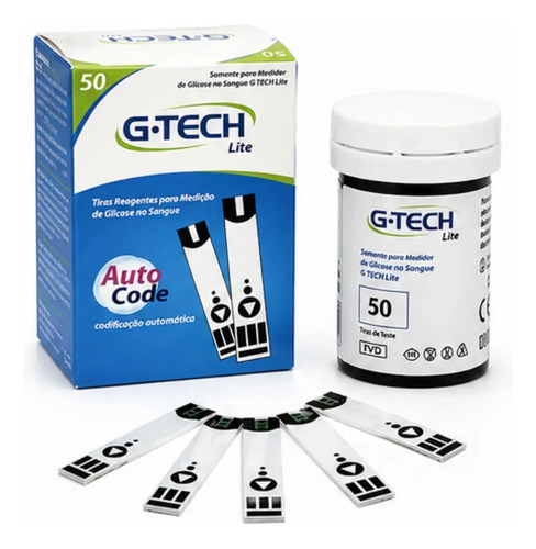 Tiras reagentes G-TECH Lite 50 Tiras
