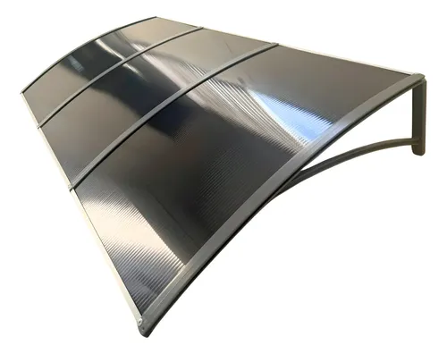 Toldo policarbonato modular 200x70 cm cobertura porta janela