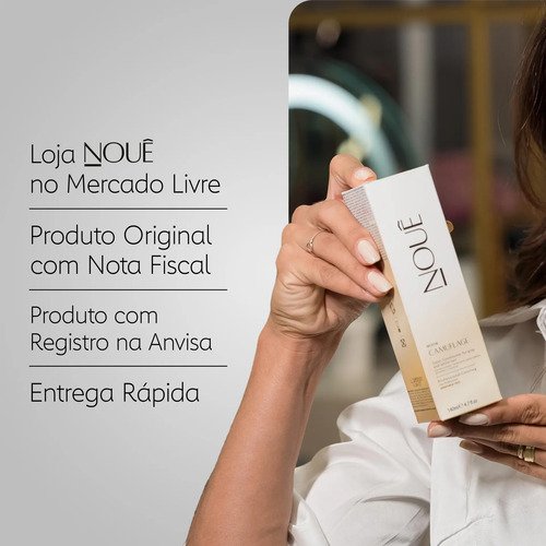 Tonalizante Capilar Nouê Camuflage Medium 140ml Castanho