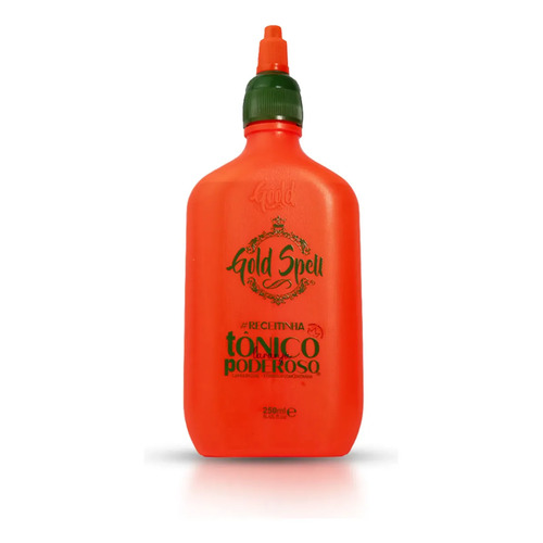 Tonico poderoso gold spell 250ml antiqueda e preenche falhas 1