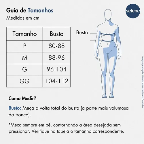 Top Academia Feminino Selene Poliamida Zero Transparência