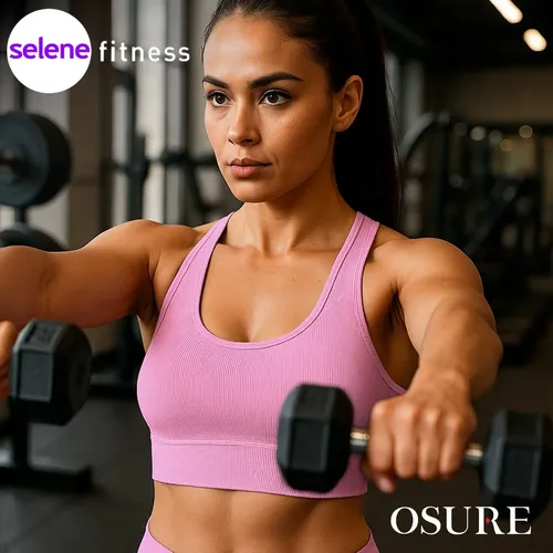 Top Selene Alta Sustentação Sem Costura Fitness Academia