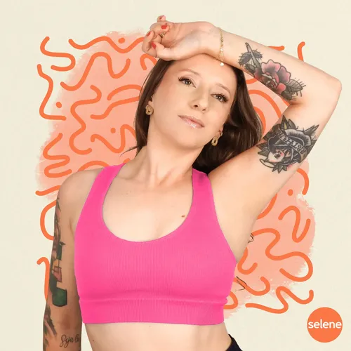 Top Selene Fitness Academia Alta Sustentação Confortável