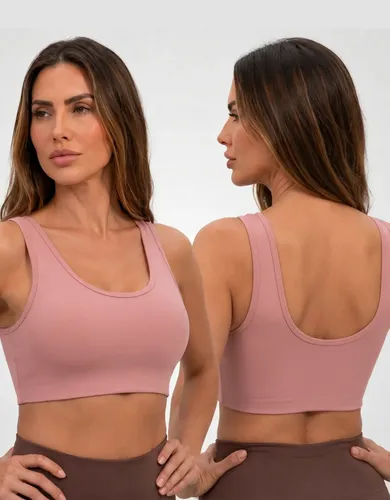 Top sem bojo alca larga reforcado alta sustentacao fitness