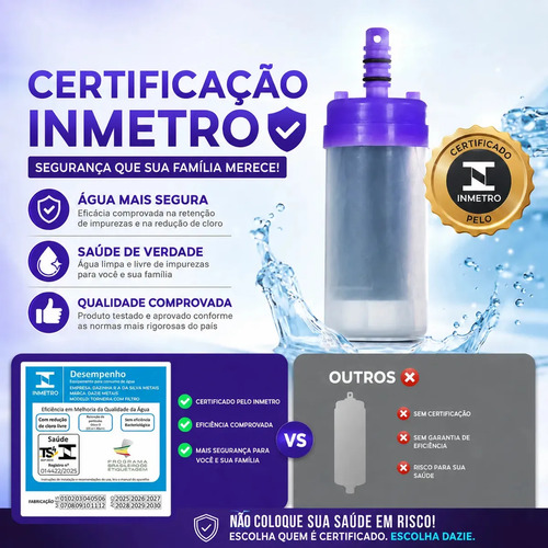 Torneira Dazie Metais Com Filtro Cozinha Para Parede Flexível Móvel Em Abs Cromado Filtro Carbon Block Purificador De Agua Com Refil Instalado
