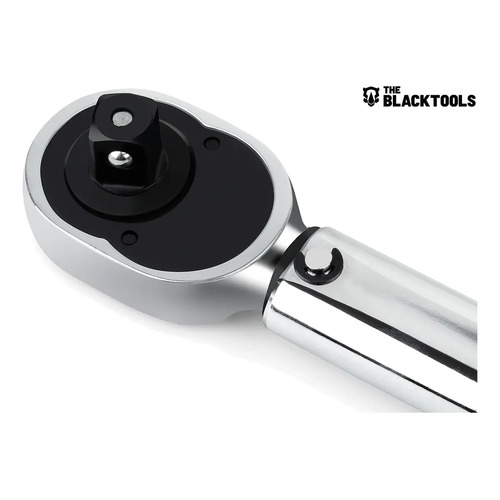 Torquímetro De Estalo Click Para Soquete 1/2 Pol 28-210 Nm 2.8 A 21kg Reversível Ajustável Com Estojo The Black Tools