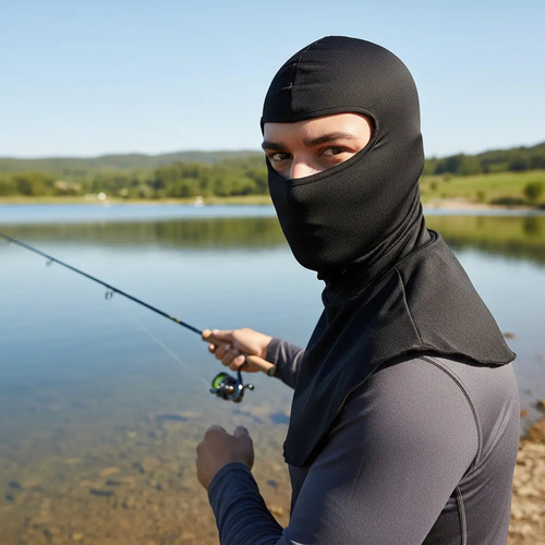 Touca Balaclava Pescador Proteção Solaruv Mascara Para Pesca