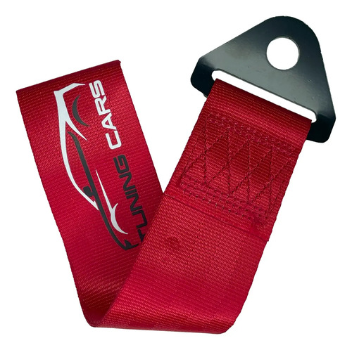 Tow strap hook racing fita cinta de reboque engate cor verme