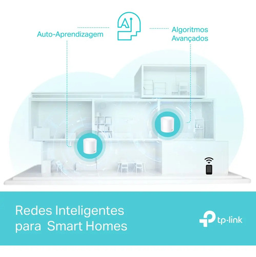 TP-Link Deco X50(2-pack) Roteador Mesh Wifi6 AX3000 Cobre até 420m²