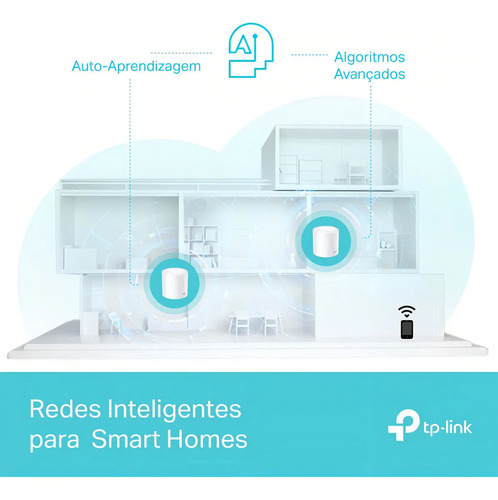 TP-Link Deco X50(3-pack) Roteador Mesh Wifi6 AX3000 Cobre até 600m²