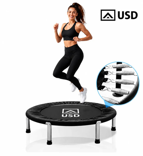 Trampolim jump profissional com capa saia diametro 1 metro 2