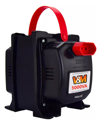 Transformador 5000va de 110 para 220 e 220v para 110v bivolt 1
