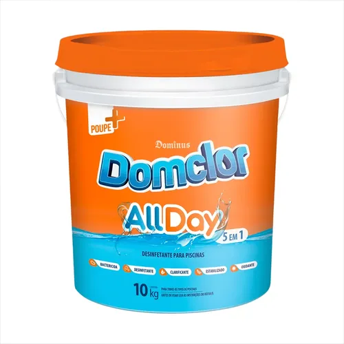 Tratamento de agua para piscina 5 em 1 balde 10k