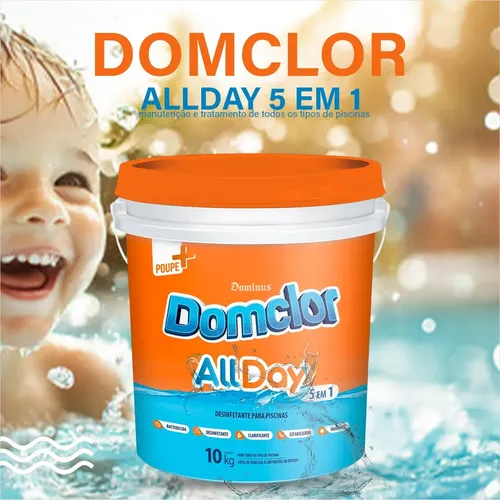 Tratamento De Água Para Piscina 5 Em 1 Balde 10k