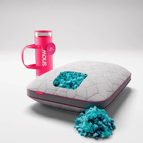 Travesseiro ajustavel i wanna sleep snow cor branco