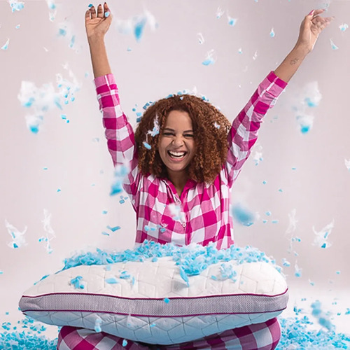 Travesseiro Ajustável - I Wanna Sleep - Snow® Cor Branco