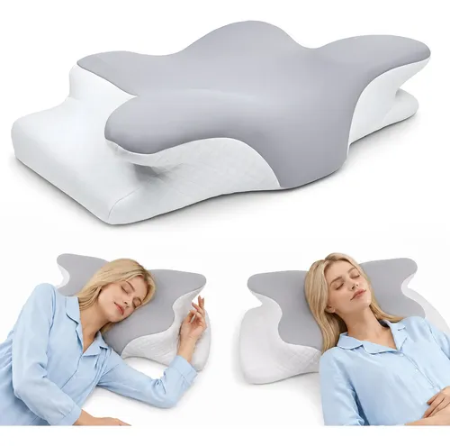 Travesseiro cervical ergonomico ortopedico coluna anti ronco