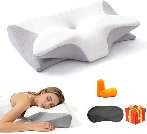 Travesseiro cervical ortopedico magnetico wing pillow comfor
