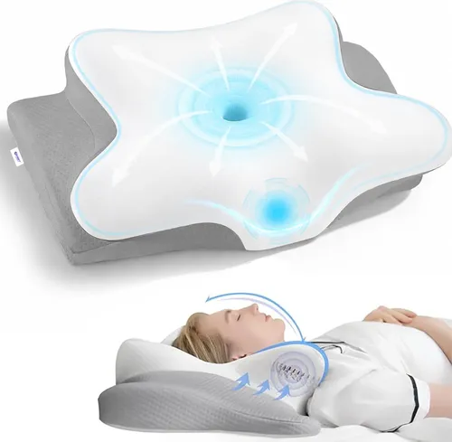 Travesseiro guwet cervical ortopedico ergonomico latex