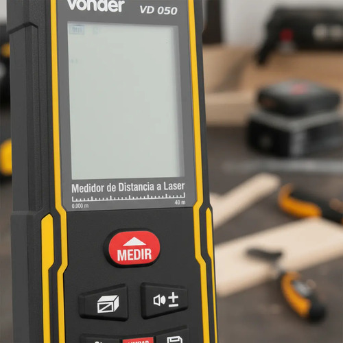 Trena Eletronica Medidor Distancia Digital A Laser 50 Metros