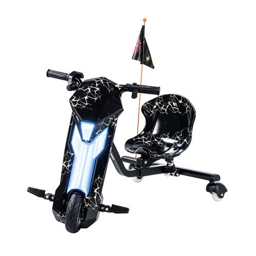Triciclo eletrico drift infantil 350w potente 3 velocidades