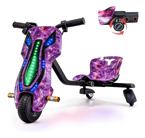Triciclo eletrico drift infantil 36v 250w motor brushless bl
