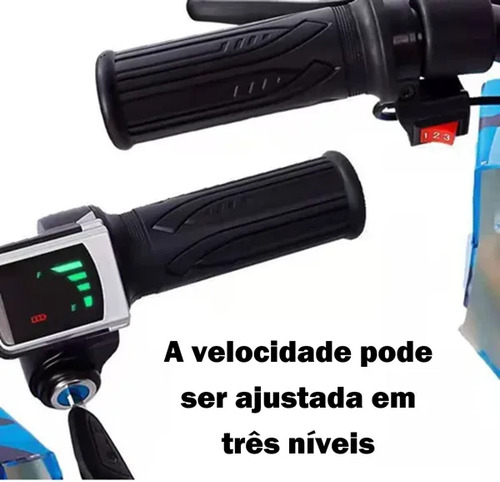 Triciclo Patinete Drift Elétrico Infantil C/ Proteção Mini