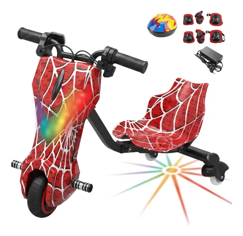 Triciclo patinete eletrico drift led 65 100kg bluetooth
