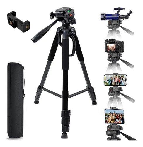 Tripe profissional 180m elyx mtg 3018 para camera e celular