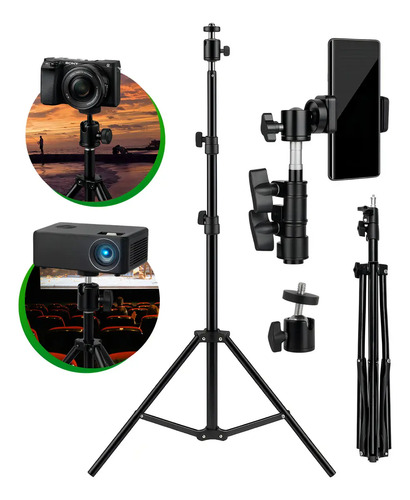 Tripe profissional para celular e camera pedestal 21m suport