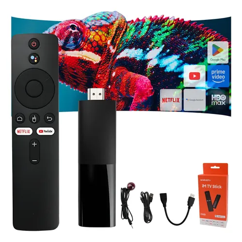 Tv smart android stick 4k ultra hd wifi streamer musica