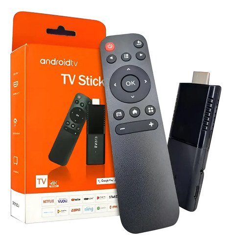 Tv stick android streaming hdmi wifi 4k 128gb
