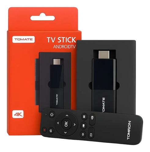 Tv stick tomate mcd 123 4k android com google assistente