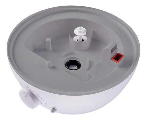 Umidificador De Ar Ultrassonico Luminária Lojas Mineiras Mais Air Flow Cor Branco e Cinza