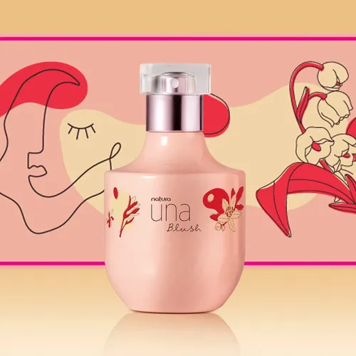 Una Blush Deo Parfum Natura Perfume Colônia Feminino Original 75ml