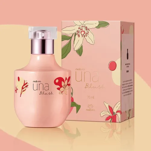 Una Blush Deo Parfum Natura Perfume Colônia Feminino Original 75ml