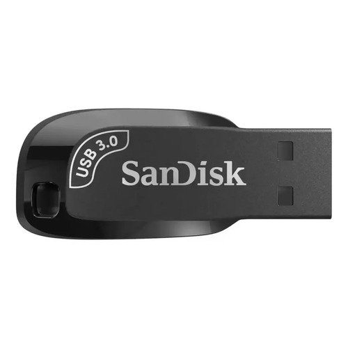Unidade flash preta Sandisk Ultra Shift 32gb USB 3.0 100MB/s