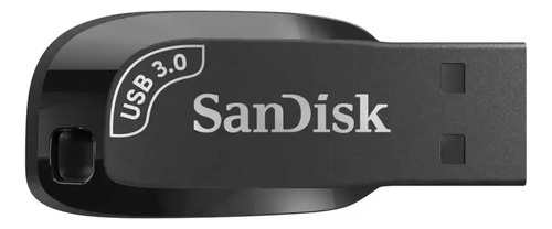 Unidade flash preta Sandisk Ultra Shift 32gb USB 3.0 100MB/s