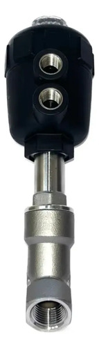 Válvula Pneumática Assento Inclinado 1/2 Pol. Dn15 Aço Inox