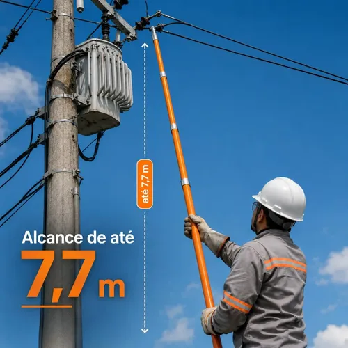 Vara De Manobra Nesfer 6 Elementos C Bolsa, Cabeçote E Laudo