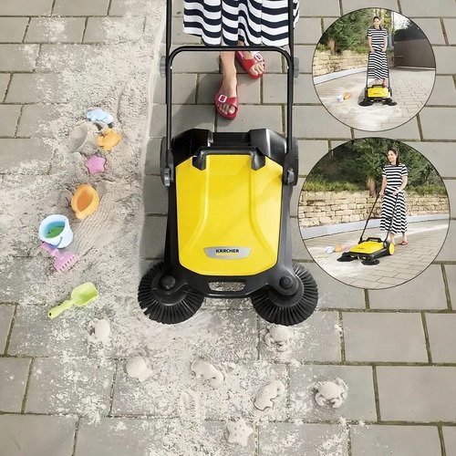 Varredeira De Piso Karcher Manual Com Recolhedor 20l S4 Twin