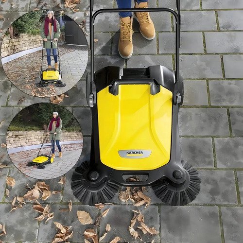 Varredeira De Piso Karcher Manual Com Recolhedor 20l S4 Twin