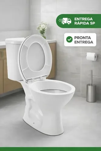 Vaso Sanitário + Caixa Acoplada Hervy Louças