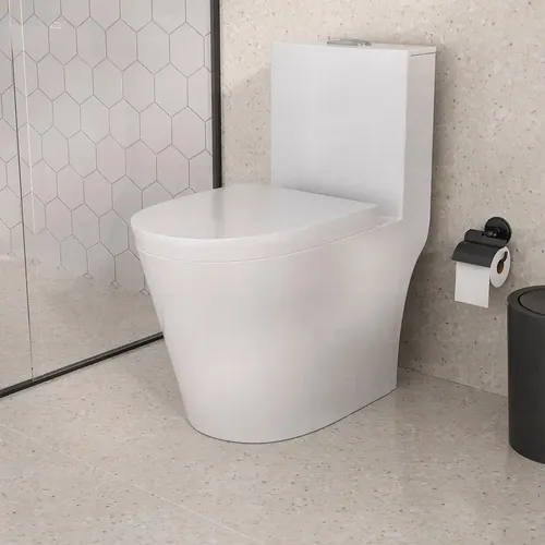 Vaso Sanitário Monobloco Caixa Acoplada Completo Cor Branco