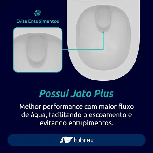 Vaso Sanitário Monobloco Caixa Acoplada Privada Completo Cor