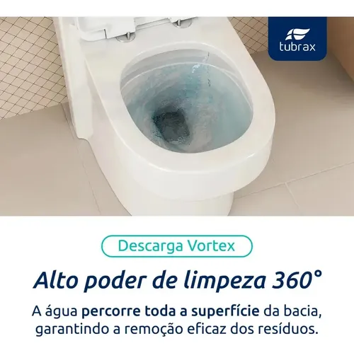 Vaso Sanitário Monobloco Caixa Acoplada Privada Completo Cor