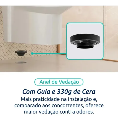 Vaso Sanitário Monobloco Caixa Acoplada Privada Completo Cor