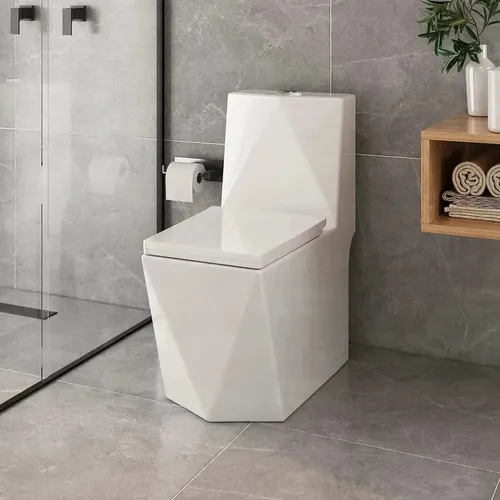 Vaso Sanitário Monobloco Completo - Caixa Acoplada Privada C