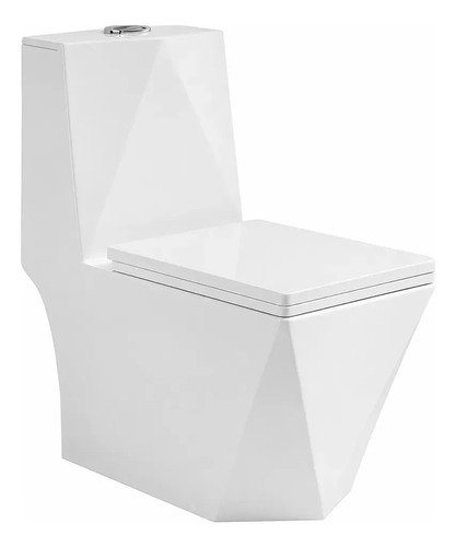 Vaso Sanitário Monobloco Vertex Completo Com Caixa Acoplada Privada Cerâmica Branca Cod: Alut020030 Alut By Avant